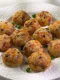 Cheesy Ham & Rice Balls