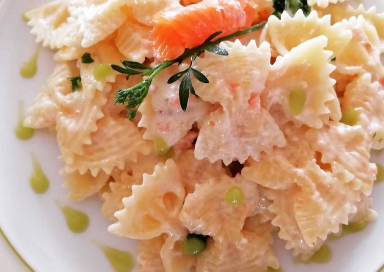 Farfalle al salmone 🌷