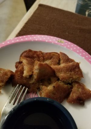 A picture of Eggplant pancakes.