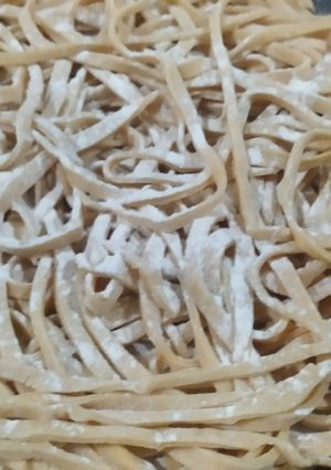 Una foto de Fideos caseros