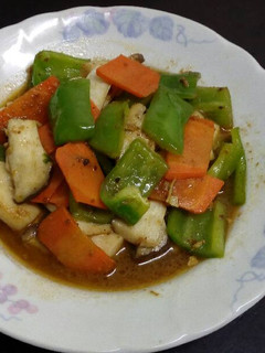 沙茶炒椒菇(全素) 的食譜成品照片