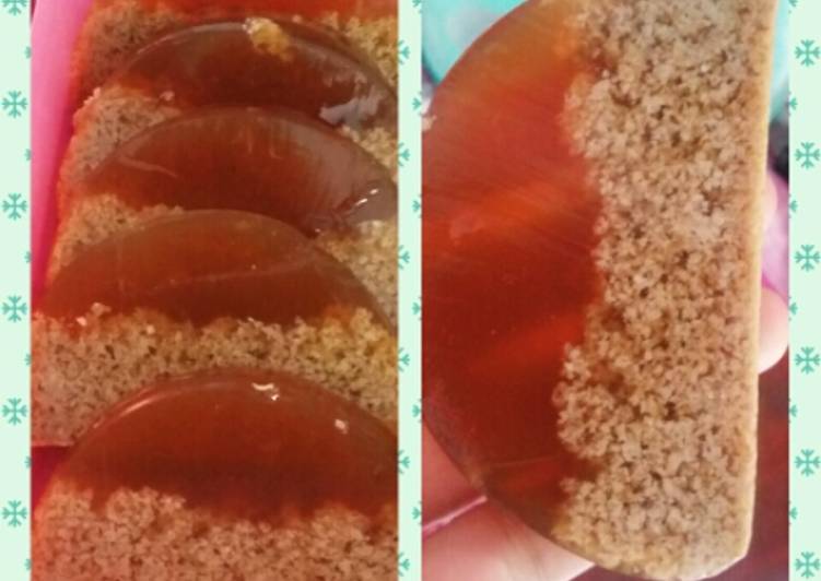 Resep Puding Lumut Gula Jawa Anti Gagal