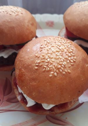 صورة لوصفة سندوتشات البرجر 🍔