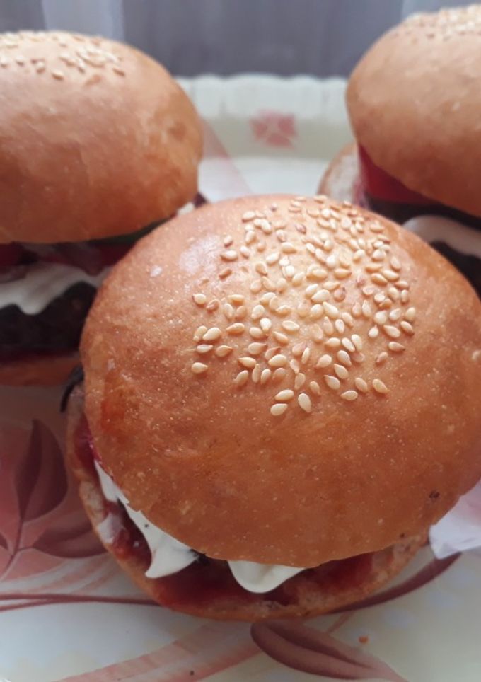 صورة لوصفة سندوتشات البرجر 🍔