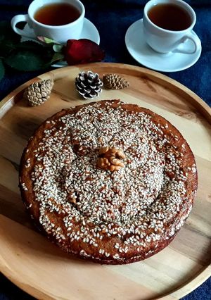 عکسی از دستور کیک شیره انگور