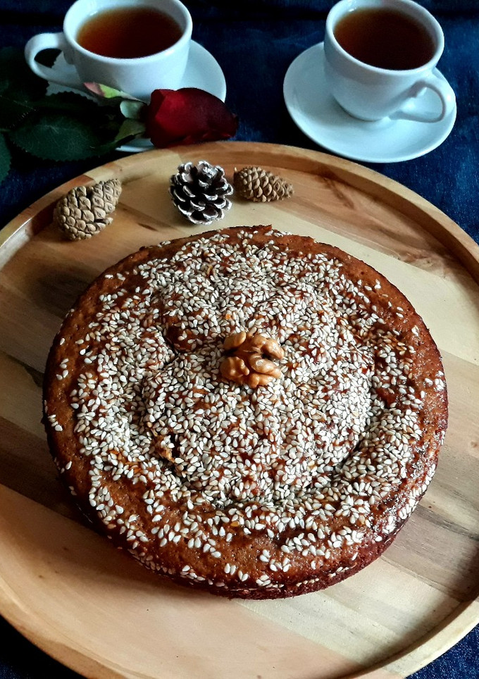 عکسی از دستور کیک شیره انگور
