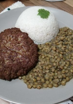 Una foto de Hamburguesa Proteica Casera