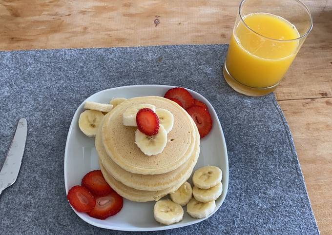 Recipe of Super Quick Homemade Healthy Pancakes!