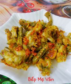 ếch xào sả ớt