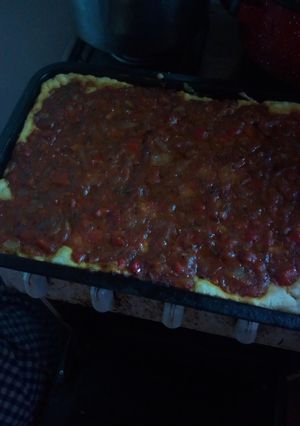 Una foto de Pizza con Royal