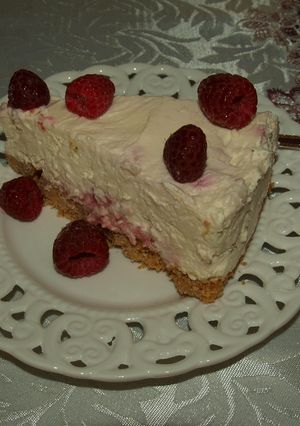 Φωτογραφία της συνταγής Cheesecake με βατόμουρα και λευκή σοκολάτα