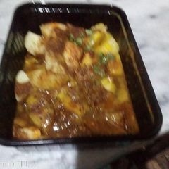 A picture of Aloo ki chaat.