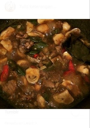 Foto resep Oseng daging jamur merang