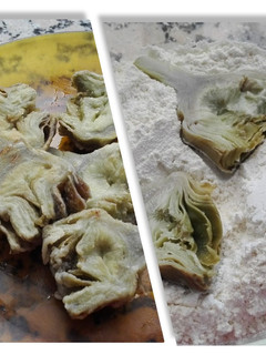 Una foto de Alcachofas fritas