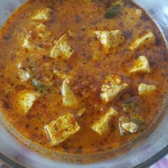 A picture of Paneer methi curry.