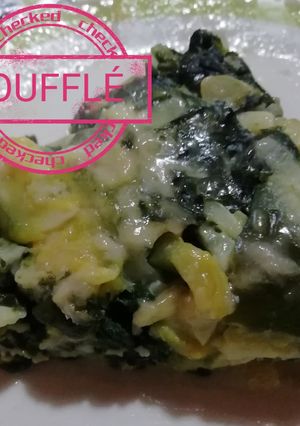 Una foto de Savarín de verduras soufflé