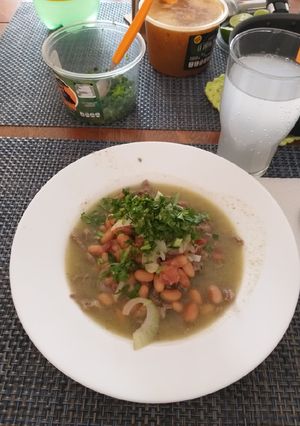Una foto de Carne en su jugo