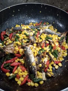 Foto resep Tumis pindang jagung