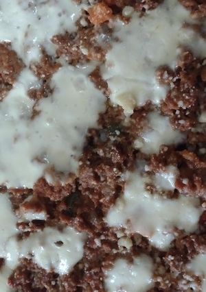 Una foto de Canelones de verdura y carne picada