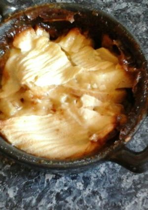 Une photo de Tartiflette en cocotte