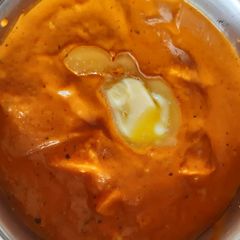 A picture of Paneer butter masala.