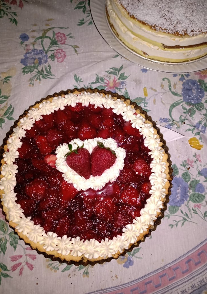 Una foto de Tarta de frutillas
