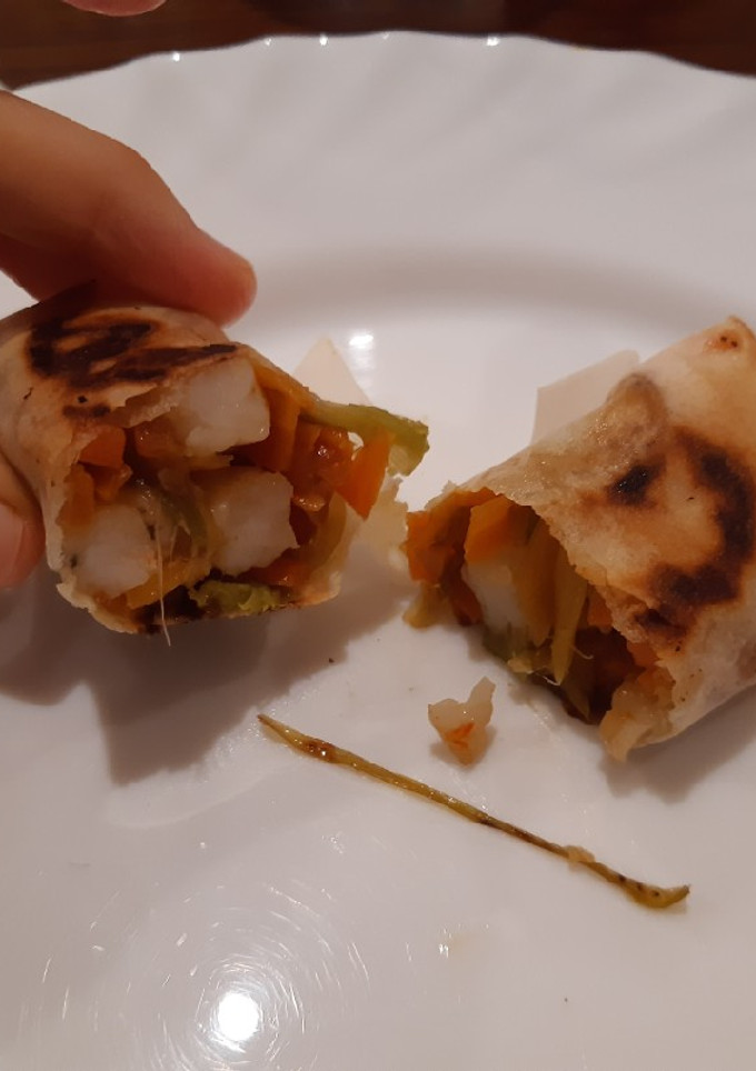 Una foto de Rollitos de primavera