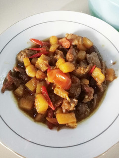 Foto resep Semur hati ayam dan kentang