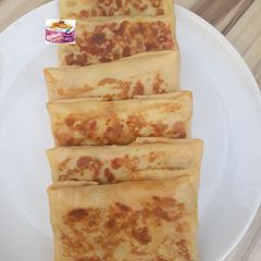 A picture of Chicken Stuffed Crepes.