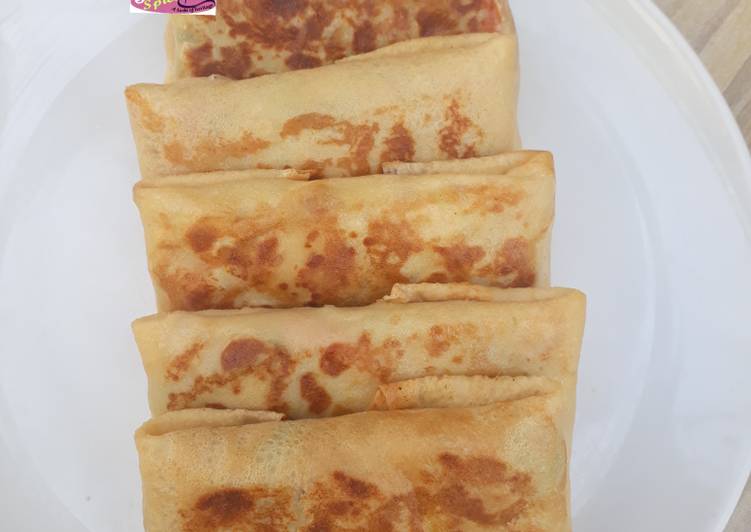 Chicken Stuffed Crepes