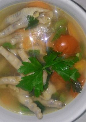 Foto resep Sop ceker ayam 🐔