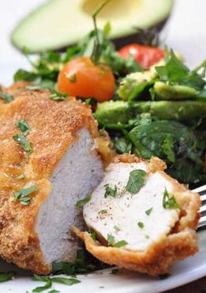 A picture of Mexican Breaded Chicken.