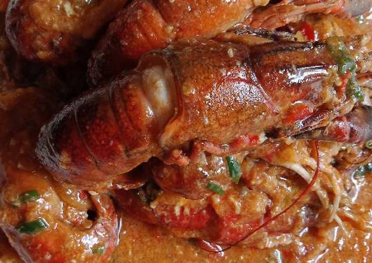 Cara Gampang Membuat Lobster saos padang, Enak Banget