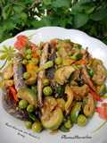 Tumis ikan asin mix terong & tekokak