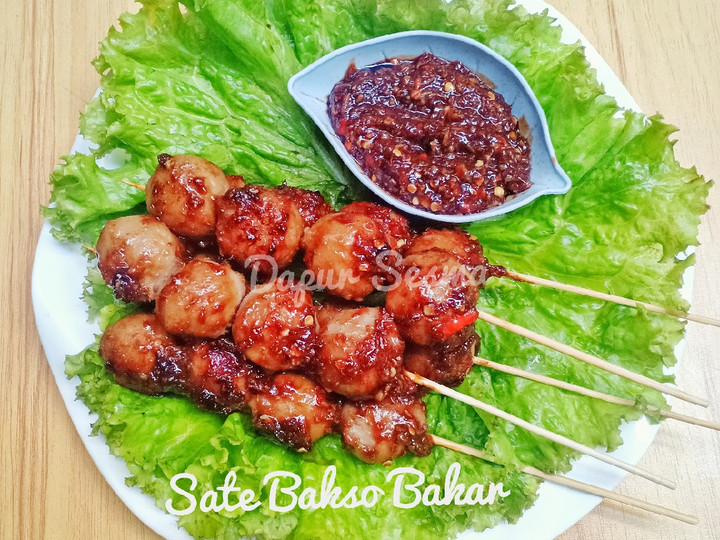 Yuk intip, Cara termudah memasak Sate Bakso Daging sajian Hari Raya dijamin menggugah selera