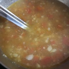 Veg soup A picture of Veg soup.