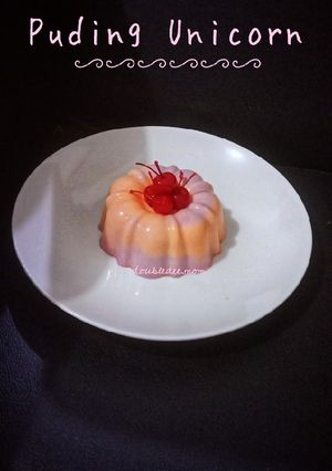 Foto resep Puding Unicorn
