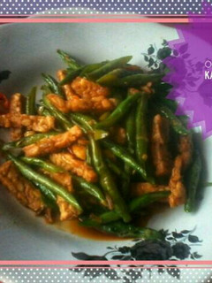 Foto resep Oseng tempe kacang panjang