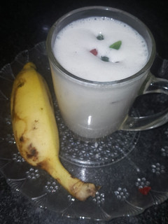 A picture of Banana milkshake.