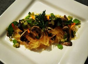 Una foto de Pastas de maicena vegana