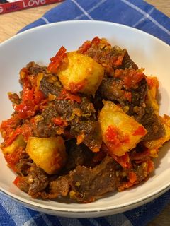 Foto resep Dendeng Balado Kentang
