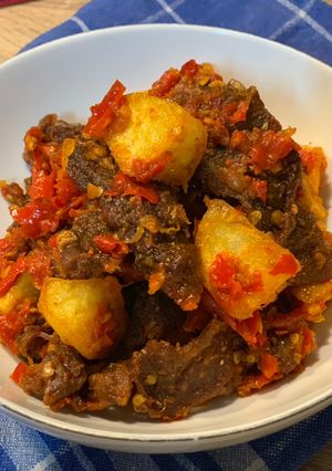 Foto resep Dendeng Balado Kentang