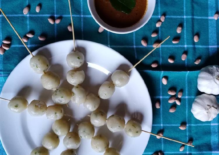 Cara Membuat Cilok Kuah Kacang Simpel
