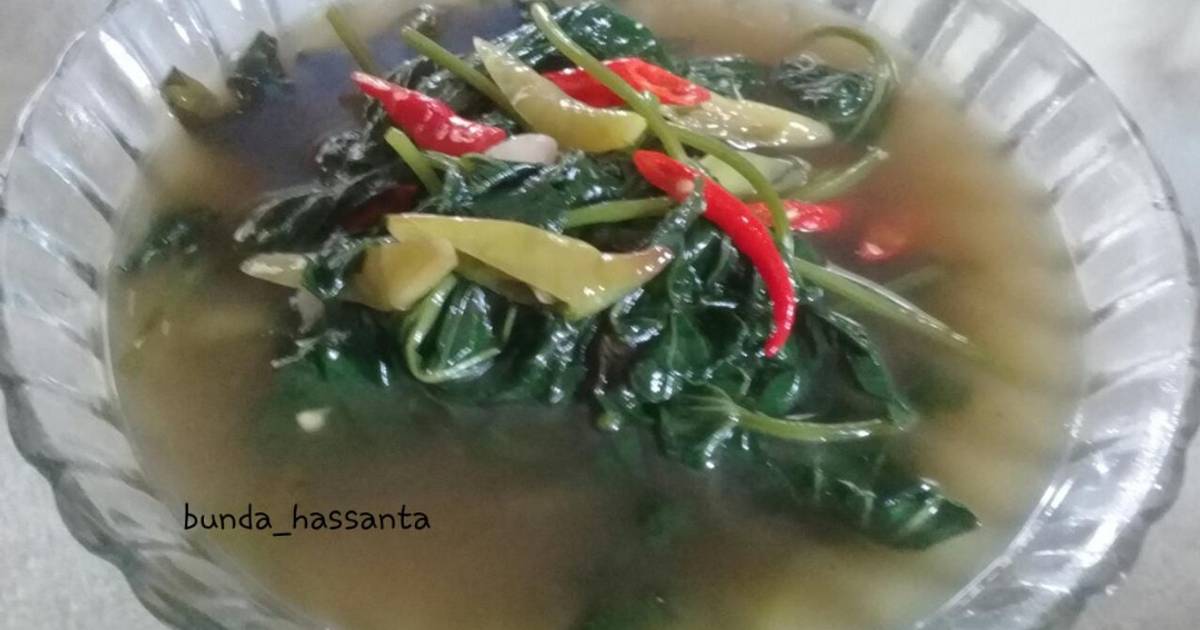 Resep Sayur Daun Ubi Jalar Lontop Oleh Bunda Hassanta Pepy Jolie