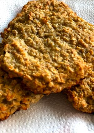 Una foto de Galletas  de banana y coco