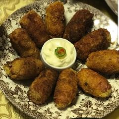 A picture of Potato cutlet.