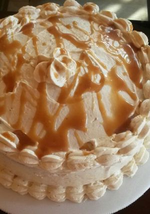 Una foto de Torta manzana y canela