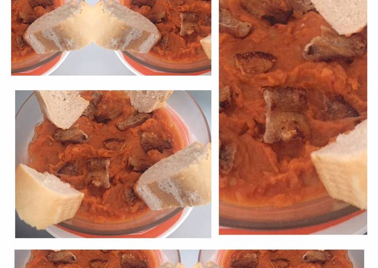 Tapa de patatas revueltas