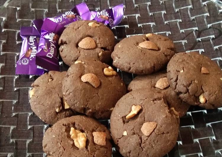 Step-by-Step Guide to Prepare Favorite Walnuts  chocolate  cookies