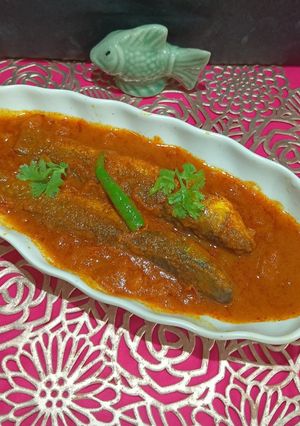 A picture of Parshe / Mullet Fish Jhaal.
